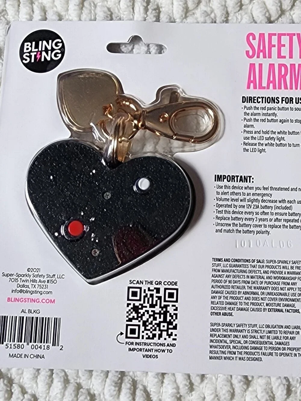 bling sting heart